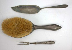 Lot Silber aus Auflösung, dabei Frisierbürste, gepunzt 800, ...