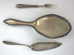 Lot Silber aus Auflösung, dabei Frisierbürste, gepunzt 800, ...