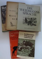 40.10.30: Books - Autographs, Books, hunting - kitchen - household - agriculture