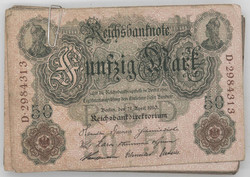 110.80.20: Banknoten - Deutschland - Deutsches Reich ab 1871