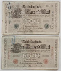 110.80.20: Banknoten - Deutschland - Deutsches Reich ab 1871