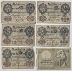 110.80.20: Banknoten - Deutschland - Deutsches Reich ab 1871