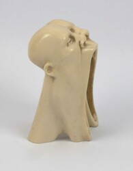 Skurrile Skulptur "Screaming Men", Höhe ca. 16,5 cm, Breite ca. 11,5 ...