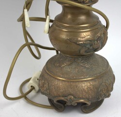 antike Bronze? Lampe / Stehlampe im Japanischen Stil mit aufwendig ...