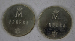 2x 500 Peseta Münzen Spanien 1987, Silber. Automatically generated ...