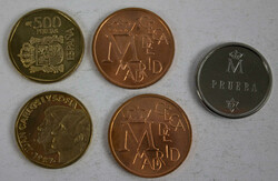 Lot Münzen Spanien 1987, unedle Metalle. Automatically generated ...