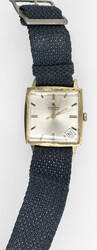 Junghans men's wristwatch, 17 jewels, mechanical movement, date ...