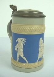 Villeroy & Boch Mettlach, Bierkrug, am Boden gemarkt. Höhe ca. 15,5 ...