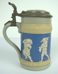 Villeroy & Boch Mettlach, Bierkrug, am Boden gemarkt. Höhe ca. 15,5 ...