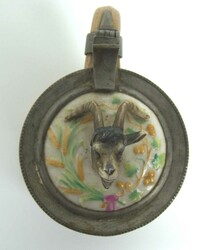 Bierkrug mit Daumendrücker, Jagdszenen, Höhe ca. 15,5 ...