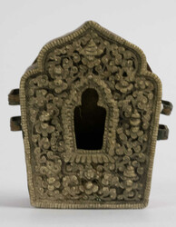 Buddhist Ghau Box, Tibetan art. Box for mantras and meditation, ...