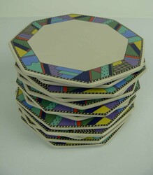 Rosenthal Scenario Brotzeitplatten / Frühstücksplatten, viereckig. ...