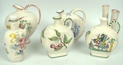 5 Keramikkaraffen ohne Stöpsel sowie eine 3-er VaseAutomatically ...