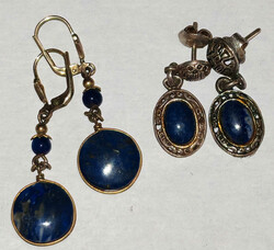 2 paar Ohrringe mit Lapislazuli, 925er SilberAutomatically generated ...