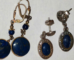 2 paar Ohrringe mit Lapislazuli, 925er SilberAutomatically generated ...