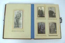 antikes Fotoalbum um 1900 mit Kabinettfotos. Insgesamt 46 Stück. ...