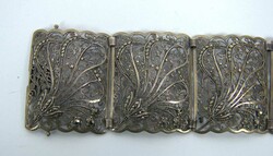 Art Nouveau bracelet, 835 silver, length approx. 19 cm.