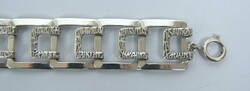 Bracelet, 925 sterling silver, length approx. 18 cm.