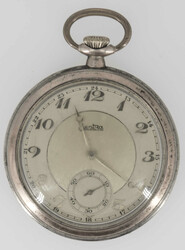 Zentra-Taschenuhr, 800er Silber, funktionstüchtig, mit ...
