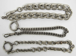 3 ältere Uhrenketten aus einer Auflösung.