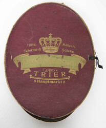 Antiker Klapp Zylinder, Peter Kochan, Trier, im Original Karton. ...