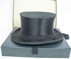 Antiker Klappzylinder "Chapeau claque - Zylinder Hutfabrik "Hermann" ...