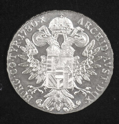 Maria-Theresia-Thaler aus Österreich, Silber.