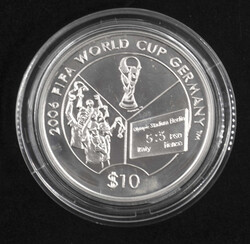 Solomon Islands, 10 Dollars (2006), Fußball-WM 2006 Deutschland, aus ...