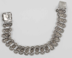 Armband, gepunzt 835er Silber. Länge ca. 20 cm.  Automatically ...