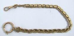 Uhrenkette AM Golddouble, ca. 1940, Länge ca. 26 cm  Automatically ...