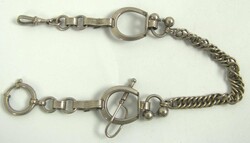 Ausgefallene Uhrenkette, um 1920, Länge ca. 35 cm  Automatically ...