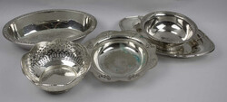 Lot versilberte Schalen und Serviertabletts, verschiedene ...