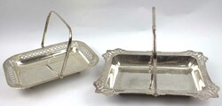 Lot versilberte Schalen und Serviertabletts, verschiedene ...