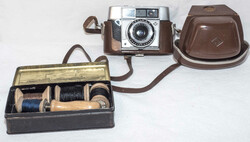Agfa Optima II - Fotokamera, Prontomator, im Leder Case. Dazu ...