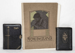 Kunstmappe "Vom Heiland", ein Buch der deutschen Kunst, dazu zwei ...