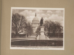 Alte Fotomappe mit schwarz - weiß - und Farbbildern von Washington. ...