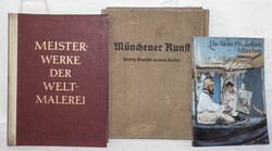 Lot Kunstbücher, dabei "Münchener Kunst - 50 Gemälde neuerer ...