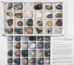 Konvolut Trommelsteinsammlung, insgesamt 24 verschiedene ...