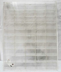 Präsentationskasten / Display, Acryl, schiebbare Abdeckplatte, 50 ...
