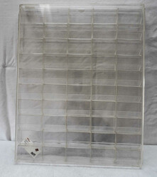 Präsentationskasten / Display, Acryl, schiebbare Abdeckplatte, 50 ...
