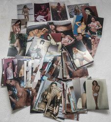 Sammlung Akt - Fotografien in Farbe. Ca. 1980er/90er Jahre. Ca. 9 cm ...