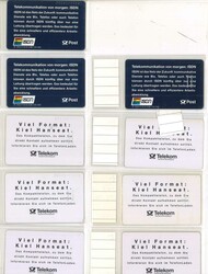 Sammlung Telefonkarten der P-Serie ab der Nummer 1! Insgesamt 228 ...