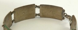 Egyptian silver bracelet with enamel inlays. Egyptian silver hallmark ...