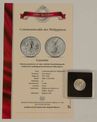 Silber Raritäten "Commonwealth der Philippinen" 1937 - 1945, 20 ...