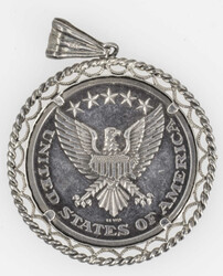 Amerika, Medaille J.F. sowie Robert F. Kennedy, in Münzfassung, ...