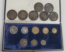 Süd Afrika 1992, Kursmünzensatz, kassenfrisch. Dazu sieben Münzen ...