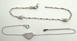 2 Armbänder, 925er Silber  Automatically generated translation: 2 ...