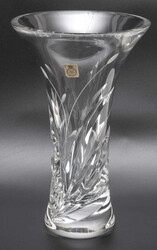 Bleikristall - Vase, Diamantschliff. Höhe: ca. 27 cmAutomatically ...