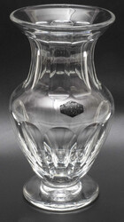St. Louis Kristall - Vase, balusterförmig, Höhe: ca. 23 cm