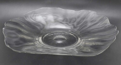 Schwere Glasschale, Klarglas, Durchmesser: ca. 39 cm, Höhe: ca. 7,5 ...